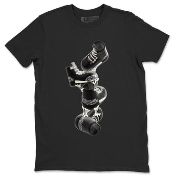Air Jordan 3 Off Noir shirt to match jordans Gum Stuck On Shoes sneaker tees AJ3 Off Noir SNRT Sneaker Release Tees Unisex Black 2 T-Shirt