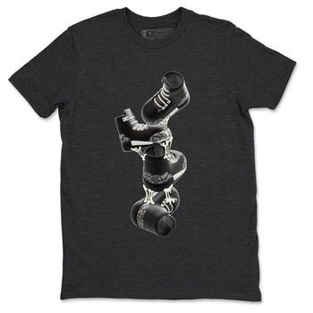 Air Jordan 3 Off Noir shirt to match jordans Gum Stuck On Shoes sneaker tees AJ3 Off Noir SNRT Sneaker Release Tees Unisex Charcoal Heather 2 T-Shirt