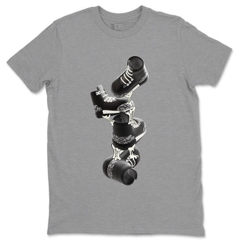 Air Jordan 3 Off Noir shirt to match jordans Gum Stuck On Shoes sneaker tees AJ3 Off Noir SNRT Sneaker Release Tees Unisex Heather Grey 2 T-Shirt