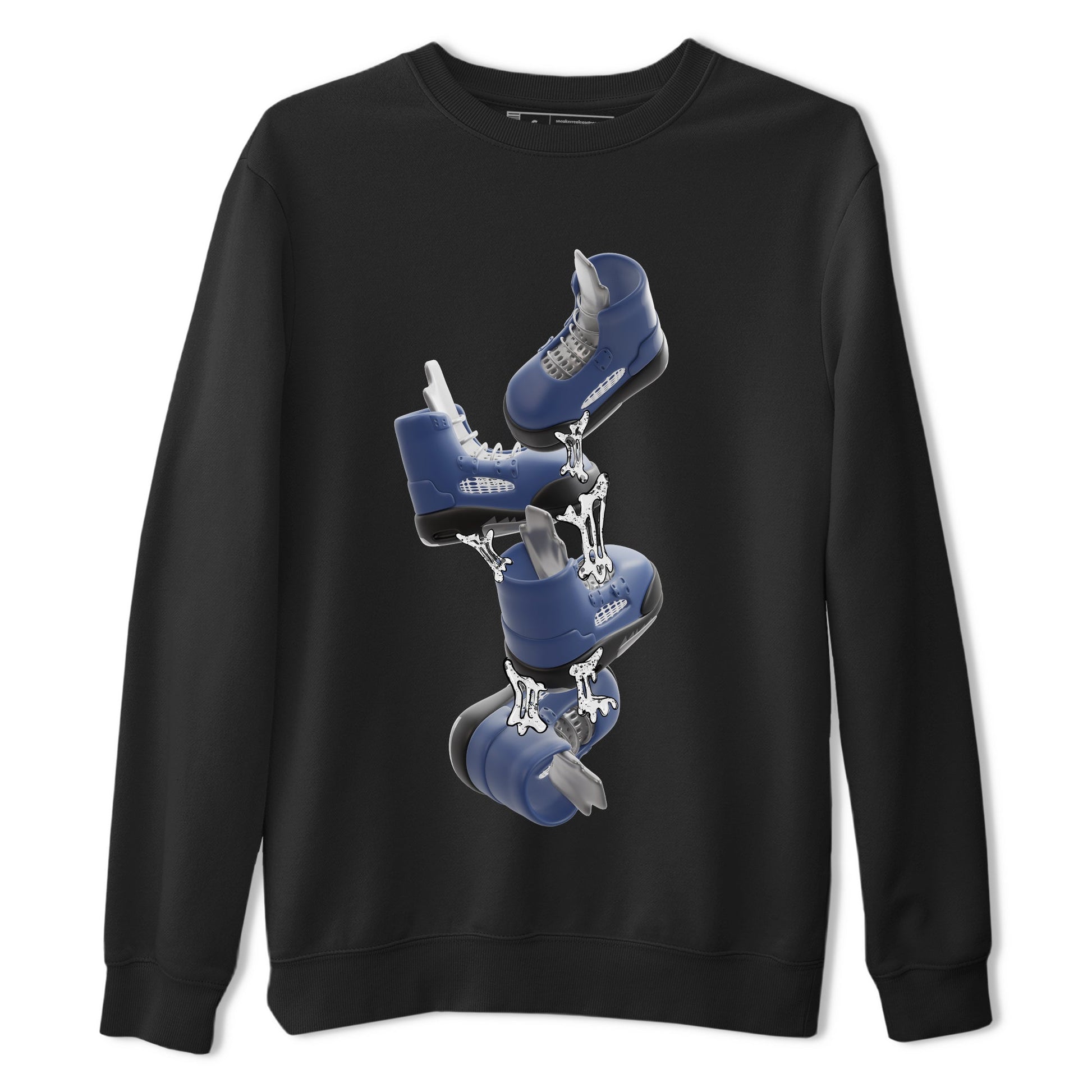 Air Jordan 5 Georgetown shirt to match jordans Gum Stuck On Shoes sneaker tees AJ5 Georgetown SNRT Sneaker Release Tees Unisex Black 2 T-Shirt