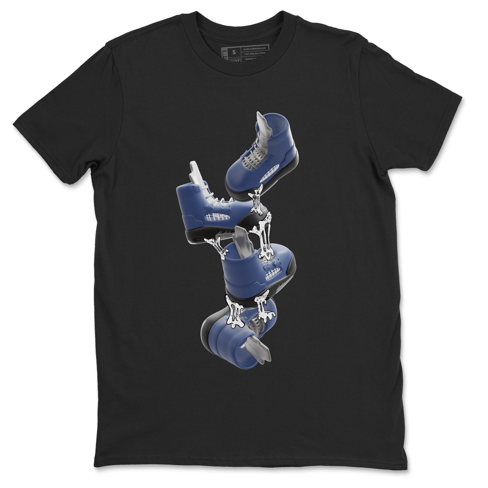 Air Jordan 5 Georgetown shirt to match jordans Gum Stuck On Shoes sneaker tees AJ5 Georgetown SNRT Sneaker Release Tees Unisex Black 2 T-Shirt