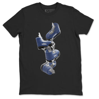 Air Jordan 5 Georgetown shirt to match jordans Gum Stuck On Shoes sneaker tees AJ5 Georgetown SNRT Sneaker Release Tees Unisex Black 2 T-Shirt