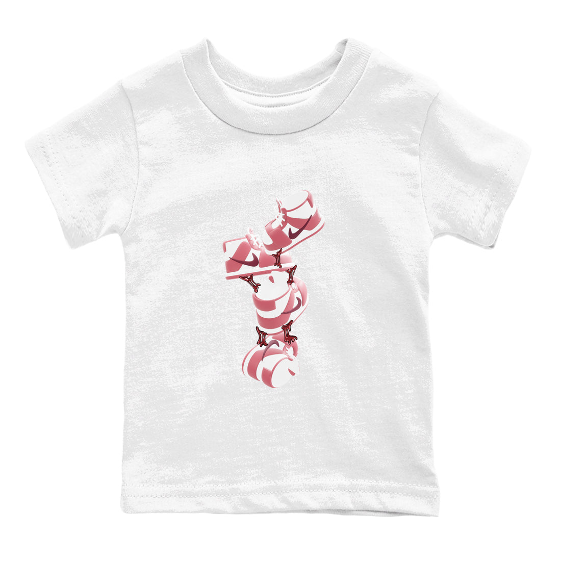 Dunk Valentines Day 2024 shirt to match jordans Gum Stuck On Shoes sneaker tees Dunk Happy Valentines Day 2024 SNRT Sneaker Release Tees Baby Toddler White 2 T-Shirt