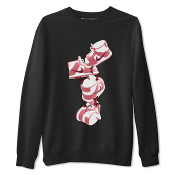 Dunk Valentines Day 2024 shirt to match jordans Gum Stuck On Shoes sneaker tees Dunk Happy Valentines Day 2024 SNRT Sneaker Release Tees Unisex Black 2 T-Shirt