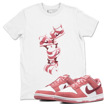 Dunk Valentines Day 2024 shirt to match jordans Gum Stuck On Shoes sneaker tees Dunk Happy Valentines Day 2024 SNRT Sneaker Release Tees Unisex White 1 T-Shirt