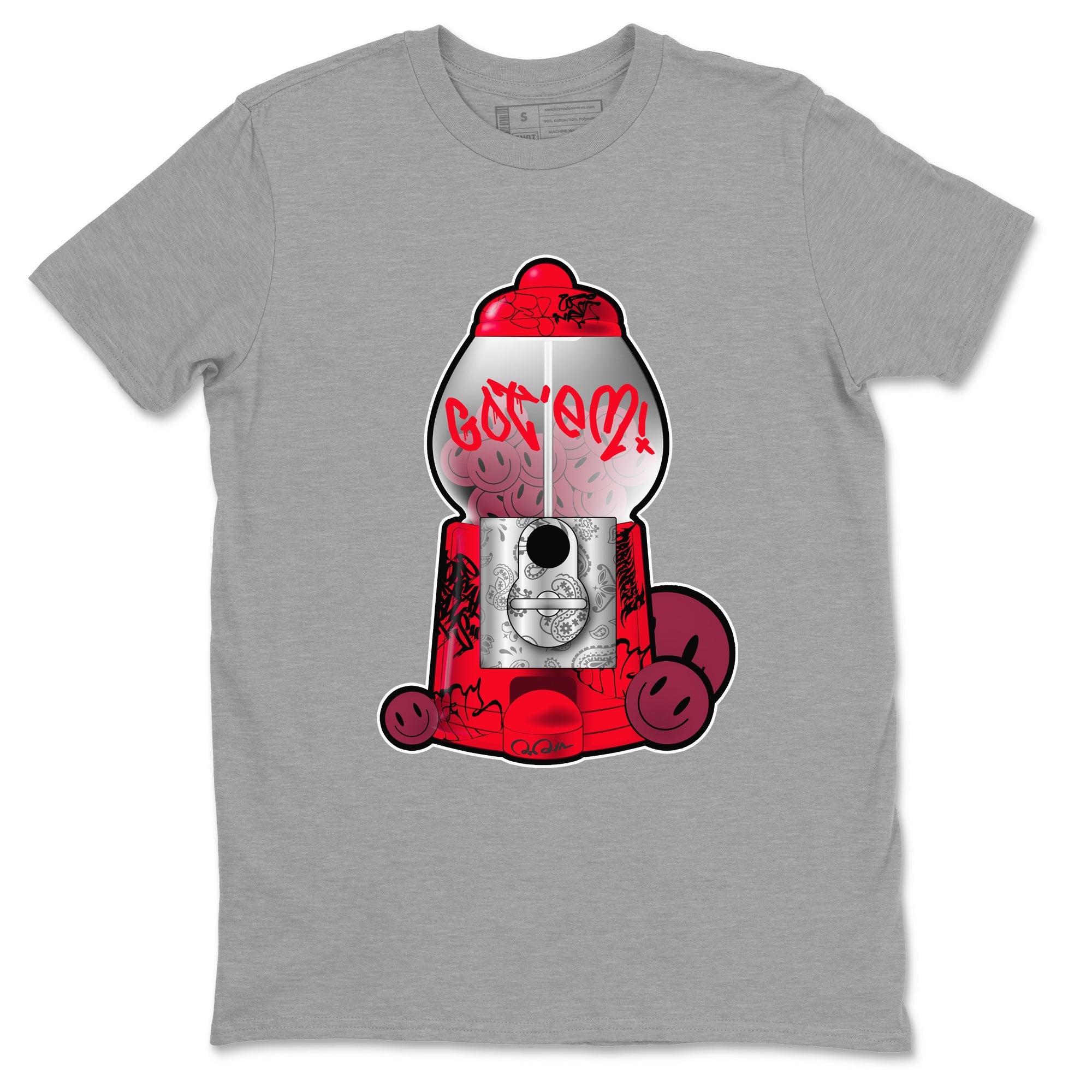 Air Force 1 Layers of Love shirt to match jordans Gumball Machine sneaker tees af1 Layers of Love SNRT Sneaker Release Tees unisex cotton Heather Grey 2 crew neck shirt