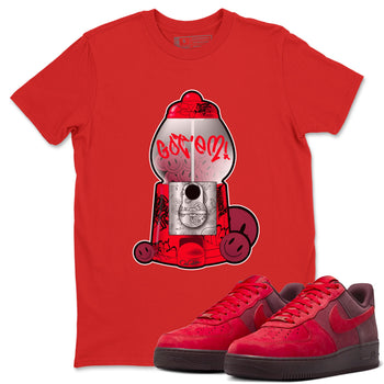 Air Force 1 Layers of Love shirt to match jordans Gumball Machine sneaker tees af1 Layers of Love SNRT Sneaker Release Tees unisex cotton Red 1 crew neck shirt