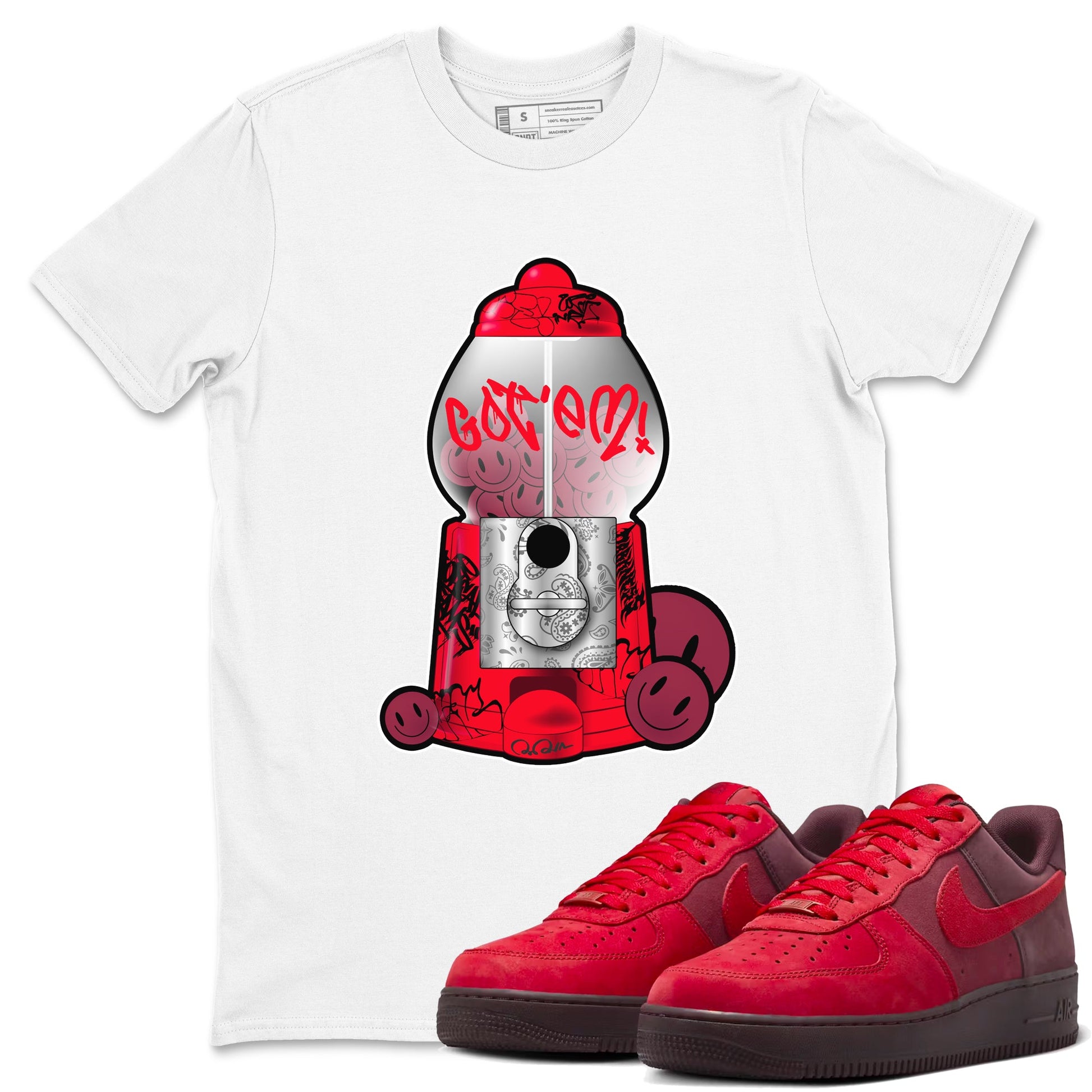 Air Force 1 Layers of Love shirt to match jordans Gumball Machine sneaker tees af1 Layers of Love SNRT Sneaker Release Tees unisex cotton White 1 crew neck shirt