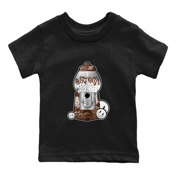 Air Force Low Chocolate shirt to match jordans Gumball Machine sneaker tees chocolate Nike Air Force Low Chocolate SNRT Sneaker Release Tees Baby Toddler Black 2 T-Shirt