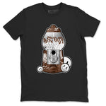 Air Force Low Chocolate shirt to match jordans Gumball Machine sneaker tees chocolate Nike Air Force Low Chocolate SNRT Sneaker Release Tees Unisex Black 2 T-Shirt