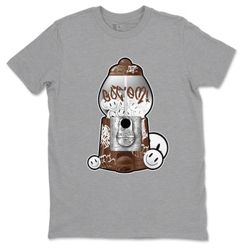 Air Force Low Chocolate shirt to match jordans Gumball Machine sneaker tees chocolate Nike Air Force Low Chocolate SNRT Sneaker Release Tees Unisex Heather Grey 2 T-Shirt