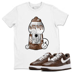 Air Force Low Chocolate shirt to match jordans Gumball Machine sneaker tees chocolate Nike Air Force Low Chocolate SNRT Sneaker Release Tees Unisex White 1 T-Shirt