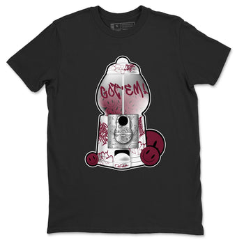 Air Jordan 1 Metallic Burgundy shirt to match jordans Gumball Machine sneaker tees AJ1 Metallic Burgundy SNRT Sneaker Release Tees Unisex Black 2 T-Shirt