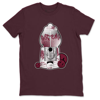 Air Jordan 1 Metallic Burgundy shirt to match jordans Gumball Machine sneaker tees AJ1 Metallic Burgundy SNRT Sneaker Release Tees Unisex Maroon 2 T-Shirt