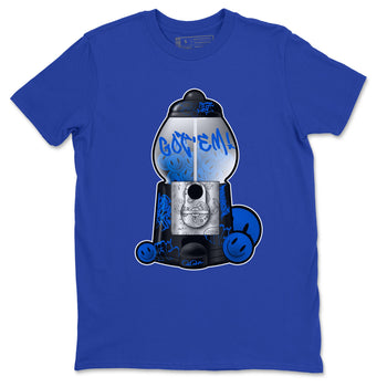 Air Jordan 1 Royal Reimagined shirt to match jordans Gumball Machine sneaker tees Graffiti AJ1 Royal Reimagined SNRT Sneaker Release Tees Unisex Royal Blue 2 T-Shirt