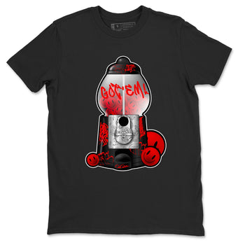 Air Jordan 1 Satin Bred shirt to match jordans Gumball Machine sneaker tees Graffiti AJ1 Satin Bred SNRT Sneaker Release Tees Unisex Black 2 T-Shirt