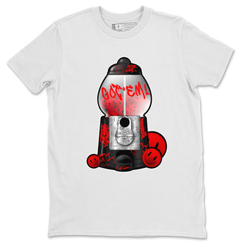 Air Jordan 1 Satin Bred shirt to match jordans Gumball Machine sneaker tees Graffiti AJ1 Satin Bred SNRT Sneaker Release Tees Unisex White 2 T-Shirt