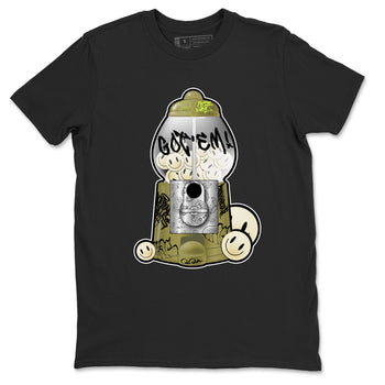 Air Jordan 1 Travis Scott Golf Olive shirt to match jordans Gumball Machine sneaker tees Graffiti AJ1 Travis Scott Golf Olive SNRT Sneaker Release Tees Unisex Black 2 T-Shirt