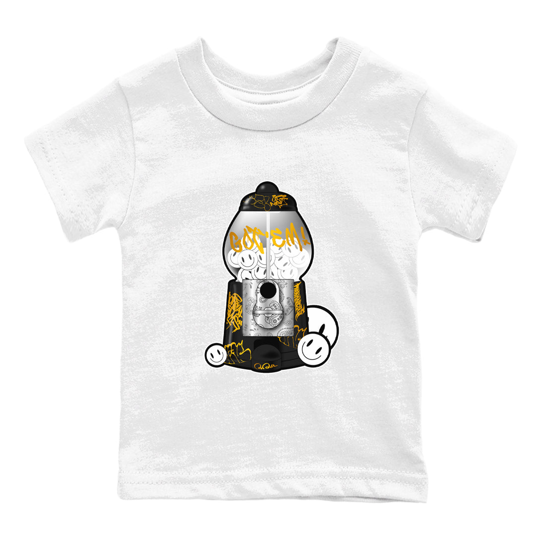 11s Gratitude shirt to match jordans Gumball Machine sneaker tees Air Jordan 11 Gratitude SNRT Sneaker Release Tees Baby Toddler White 2 T-Shirt