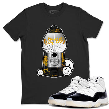 11s Gratitude shirt to match jordans Gumball Machine sneaker tees Air Jordan 11 Gratitude SNRT Sneaker Release Tees Unisex Black 1 T-Shirt
