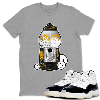 11s Gratitude shirt to match jordans Gumball Machine sneaker tees Air Jordan 11 Gratitude SNRT Sneaker Release Tees Unisex Heather Grey 1 T-Shirt