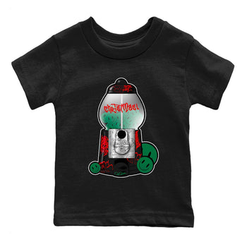 2s Christmas X-mas gift shirt to match jordans Gumball Machine sneaker tees Air Jordan 2 Christmas SNRT Sneaker Release Tees Baby Toddler Black 2 T-Shirt