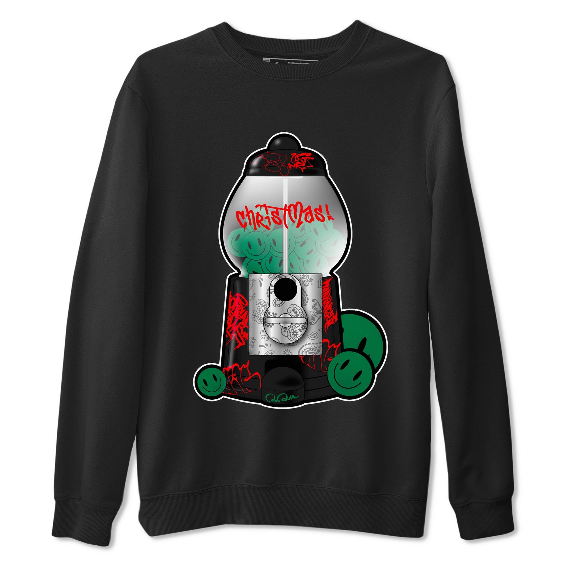 2s Christmas X-mas gift shirt to match jordans Gumball Machine sneaker tees Air Jordan 2 Christmas SNRT Sneaker Release Tees Unisex Black 2 T-Shirt