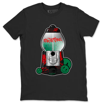 2s Christmas X-mas gift shirt to match jordans Gumball Machine sneaker tees Air Jordan 2 Christmas SNRT Sneaker Release Tees Unisex Black 2 T-Shirt
