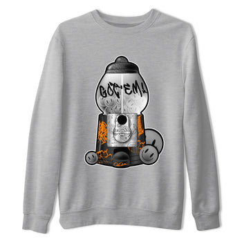 Air Jordan 3 Fear shirt to match jordans Gumball Machine sneaker tees Graffiti AJ3 Fear SNRT Sneaker Release Tees Unisex Heather Grey 2 T-Shirt