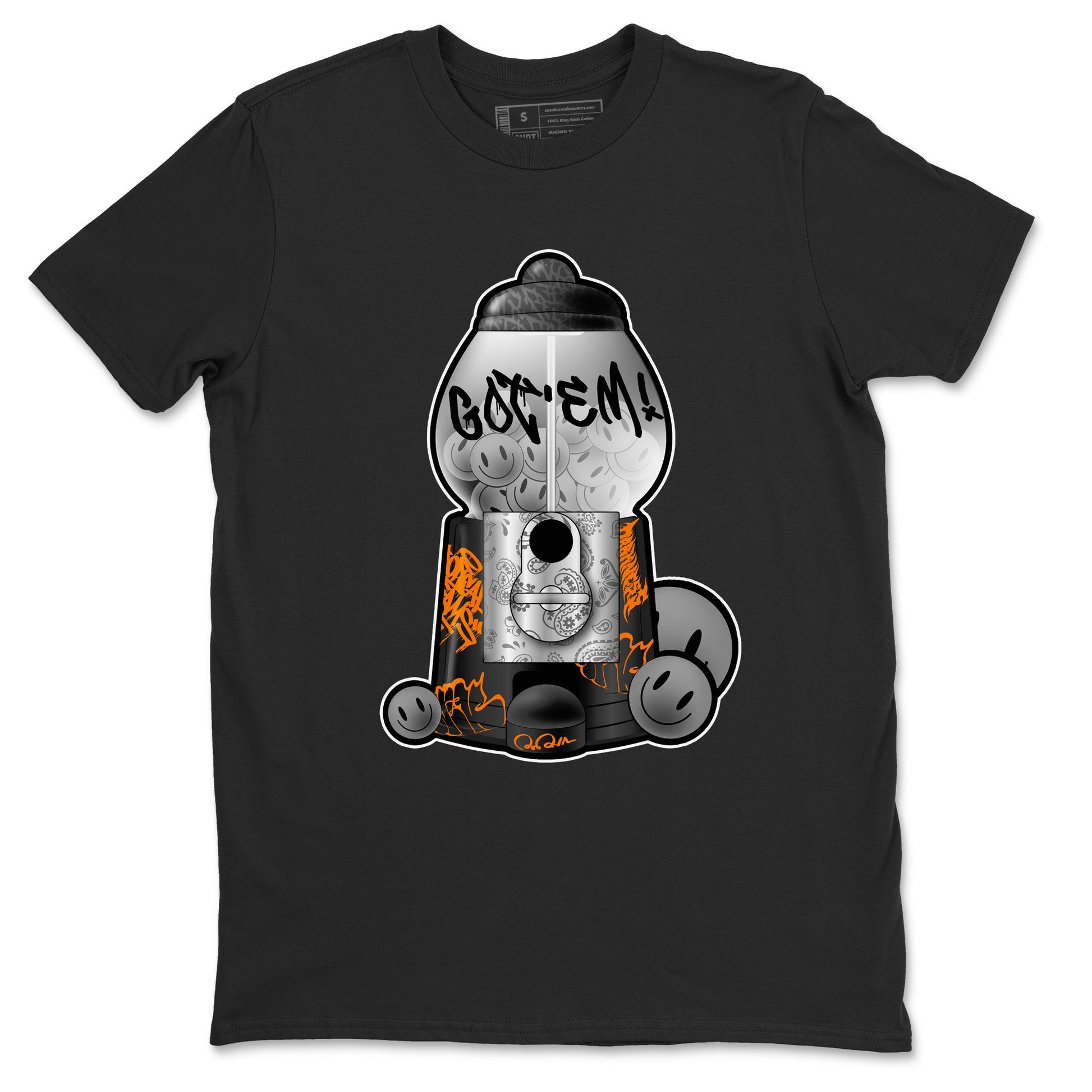 Air Jordan 3 Fear shirt to match jordans Gumball Machine sneaker tees Graffiti AJ3 Fear SNRT Sneaker Release Tees Unisex Black 2 T-Shirt