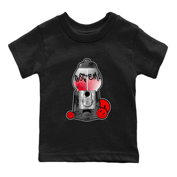 4s Bred Reimagined shirt to match jordans Gumball Machine sneaker tees Air Jordan 4 Bred Reimagined SNRT Sneaker Release Tees Baby Toddler Black 2 T-Shirt