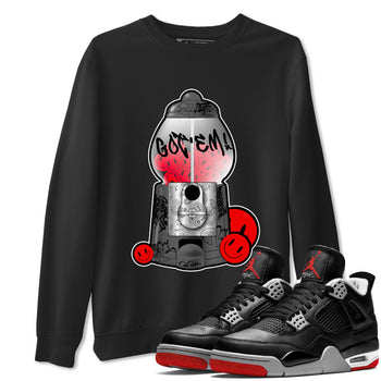 4s Bred Reimagined shirt to match jordans Gumball Machine sneaker tees Air Jordan 4 Bred Reimagined SNRT Sneaker Release Tees Unisex Black 1 T-Shirt