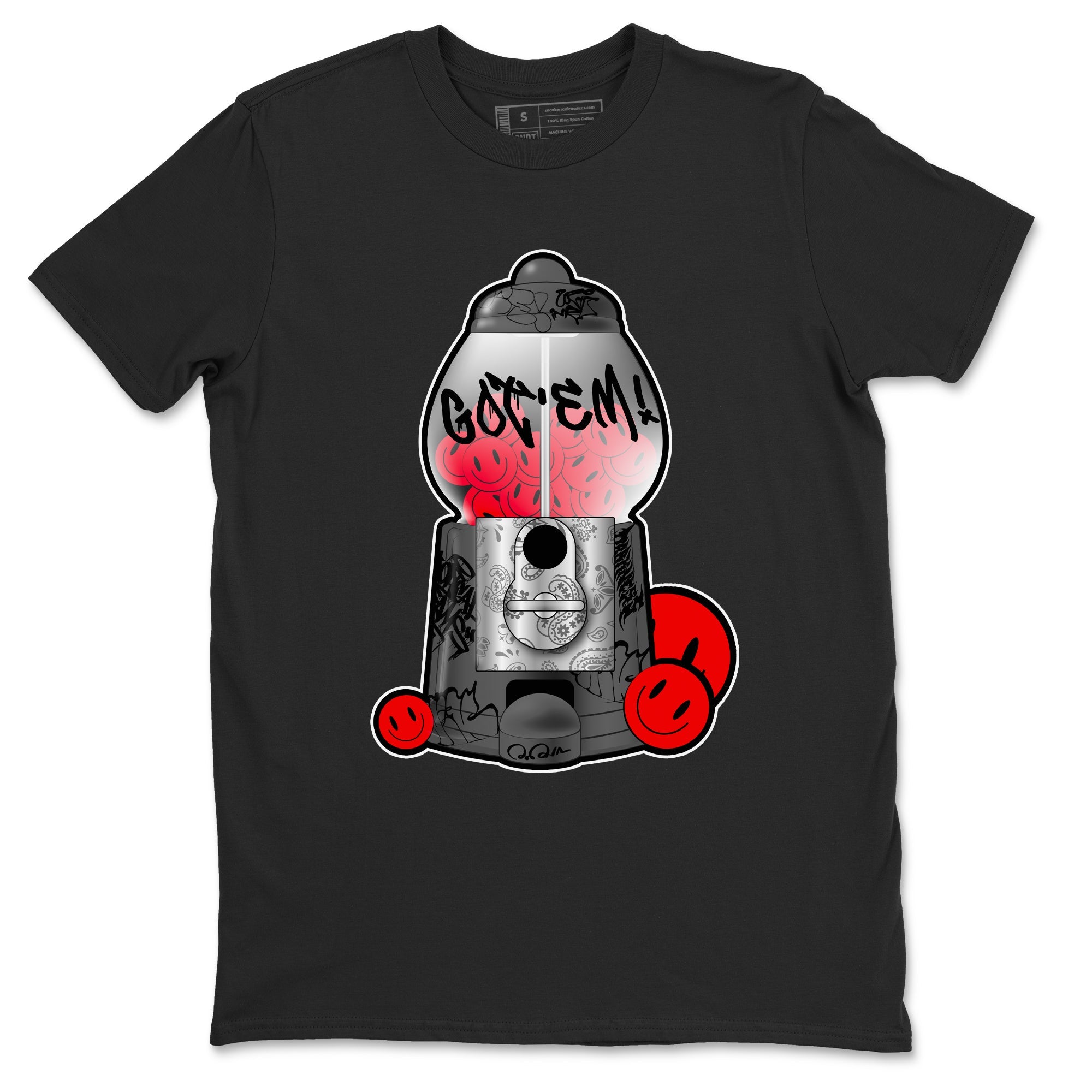 4s Bred Reimagined shirt to match jordans Gumball Machine sneaker tees Air Jordan 4 Bred Reimagined SNRT Sneaker Release Tees Unisex Black 2 T-Shirt
