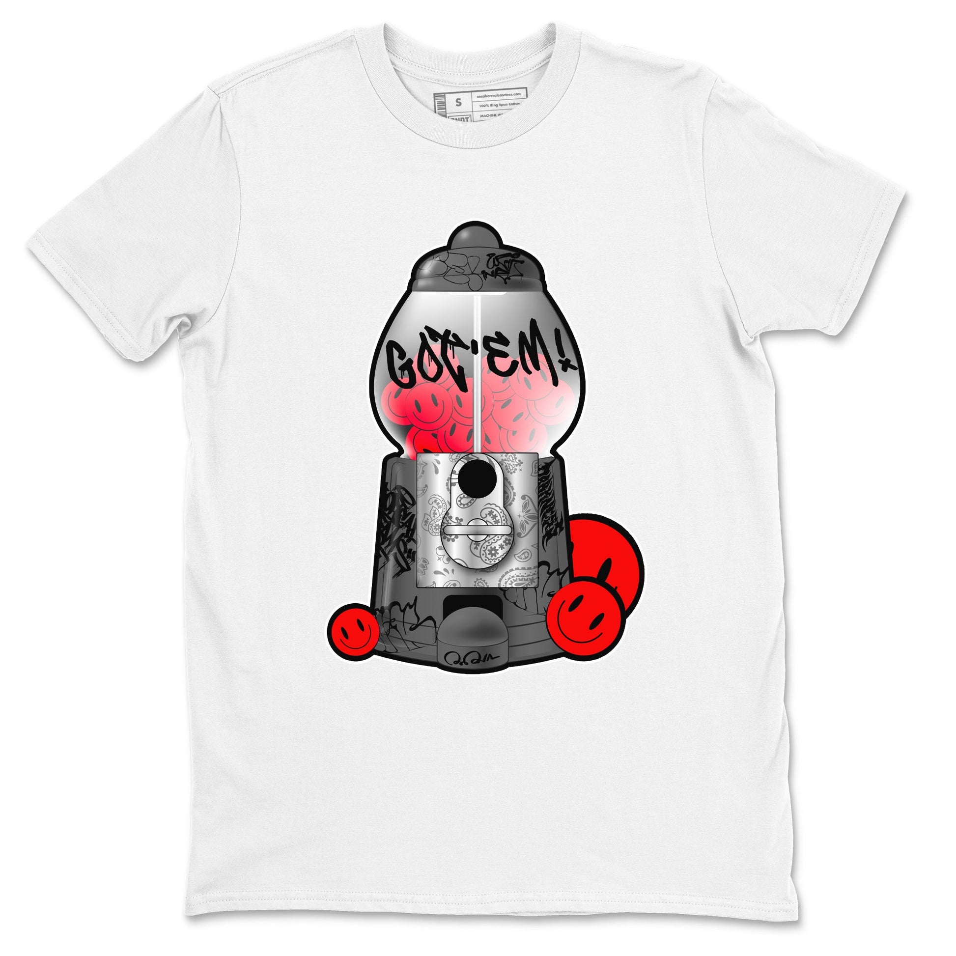 4s Bred Reimagined shirt to match jordans Gumball Machine sneaker tees Air Jordan 4 Bred Reimagined SNRT Sneaker Release Tees Unisex White 2 T-Shirt