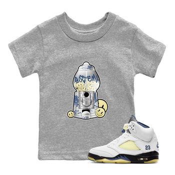 Air Jordan 5 A Ma Maniere x Photon Dust shirt to match jordans Gumball Machine sneaker tees Jordan 5 A Ma Maniere "Dawn" SNRT Sneaker Release Tees Baby Toddler Heather Grey 1 T-Shirt