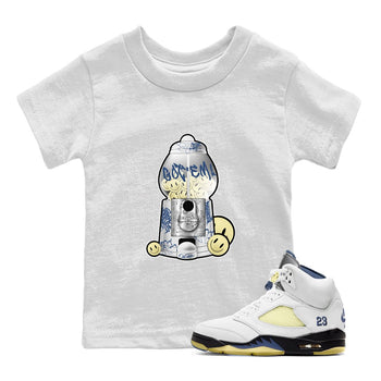 Air Jordan 5 A Ma Maniere x Photon Dust shirt to match jordans Gumball Machine sneaker tees Jordan 5 A Ma Maniere "Dawn" SNRT Sneaker Release Tees Baby Toddler White 1 T-Shirt