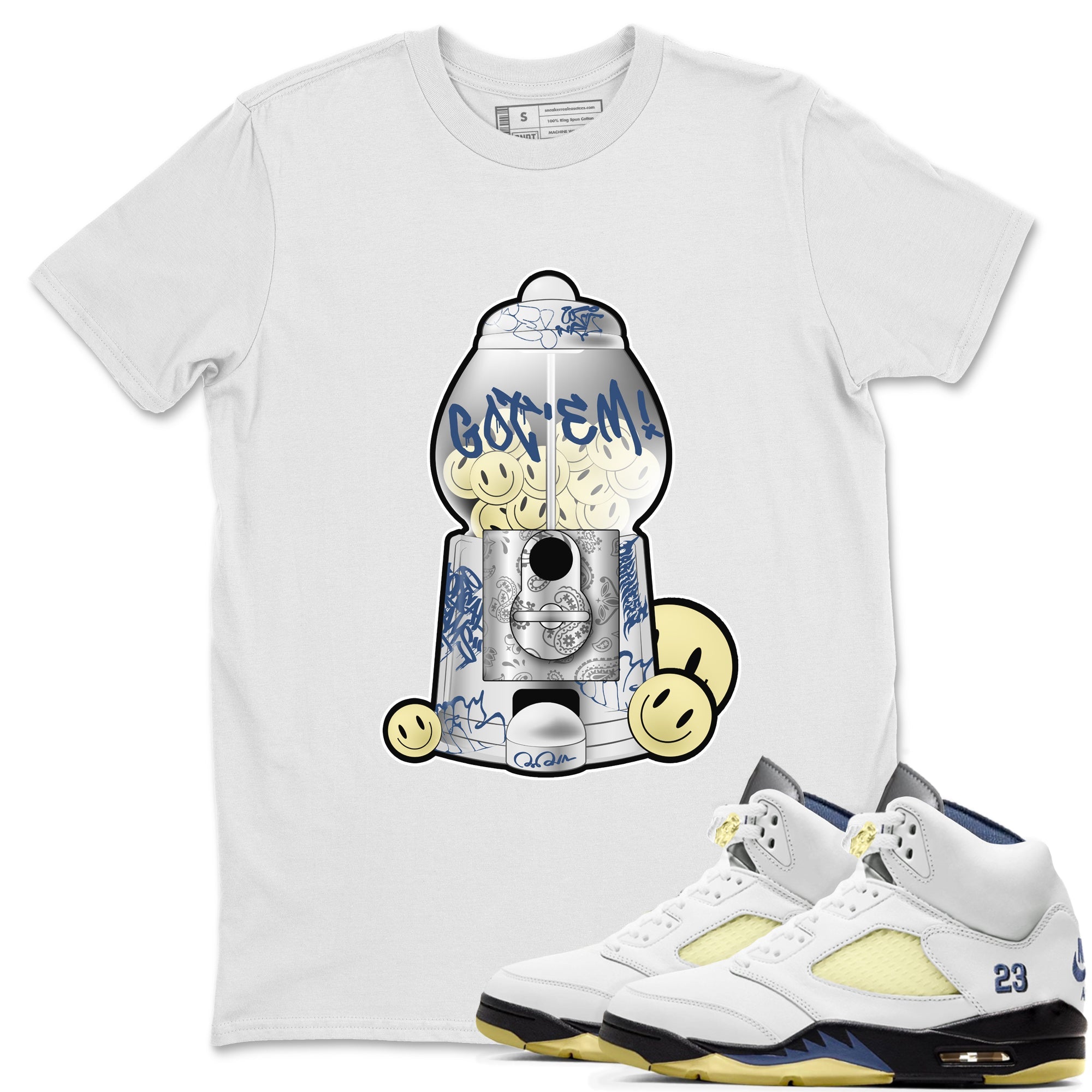 Air Jordan 5 A Ma Maniere x Photon Dust shirt to match jordans Gumball Machine sneaker tees Jordan 5 A Ma Maniere "Dawn" SNRT Sneaker Release Tees Unisex White 1 T-Shirt