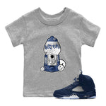 Air Jordan 5 Georgetown shirt to match jordans Gumball Machine sneaker tees Graffiti AJ5 Georgetown SNRT Sneaker Release Tees Baby Toddler Heather Grey 1 T-Shirt