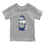 Air Jordan 5 Georgetown shirt to match jordans Gumball Machine sneaker tees Graffiti AJ5 Georgetown SNRT Sneaker Release Tees Baby Toddler Heather Grey 2 T-Shirt