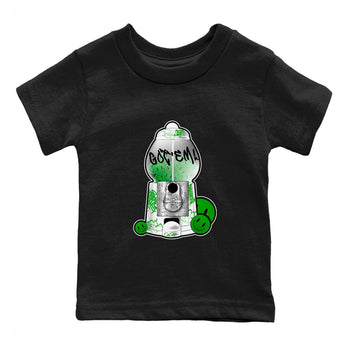 5s Lucky Green shirt to match jordans Gumball Machine sneaker tees Air Jordan 5 Lucky Green SNRT Sneaker Release Tees Baby Toddler Black 2 T-Shirt