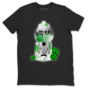 5s Lucky Green shirt to match jordans Gumball Machine sneaker tees Air Jordan 5 Lucky Green SNRT Sneaker Release Tees Unisex Black 2 T-Shirt