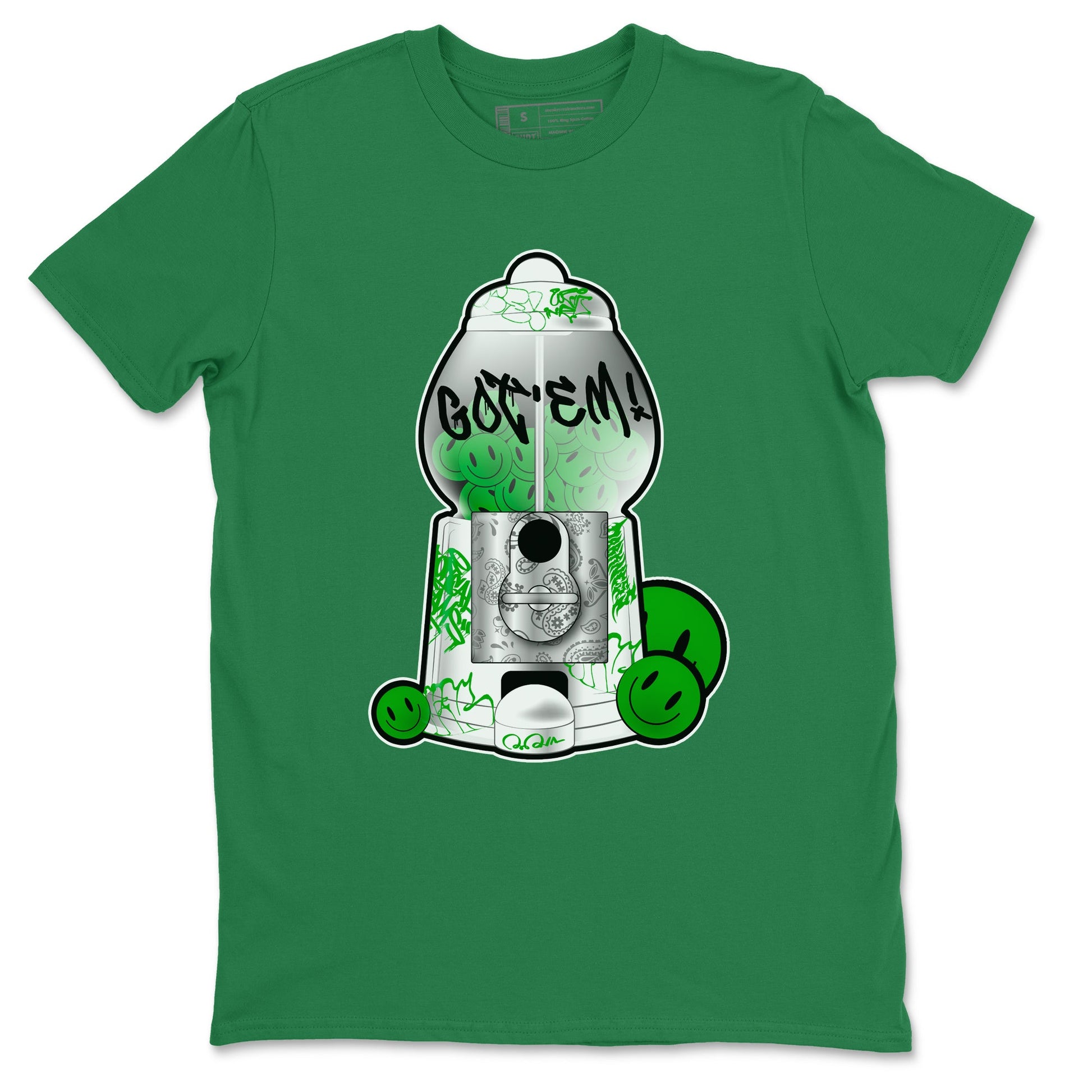 5s Lucky Green shirt to match jordans Gumball Machine sneaker tees Air Jordan 5 Lucky Green SNRT Sneaker Release Tees Unisex Kelly Green 2 T-Shirt
