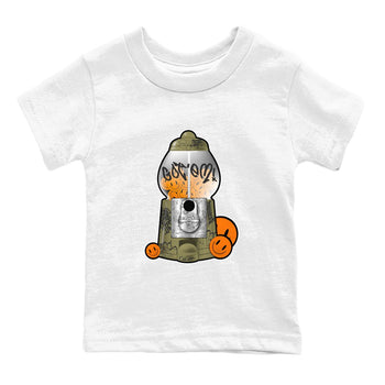 5s Olive shirt to match jordans Gumball Machine sneaker tees Air Jordan 5 Olive SNRT sneaker release tees baby toddler White 2 cotton Shirt