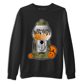 5s Olive shirt to match jordans Gumball Machine sneaker tees Air Jordan 5 Olive SNRT Sneaker Release Tees unisex cotton Black 2 crew neck shirt