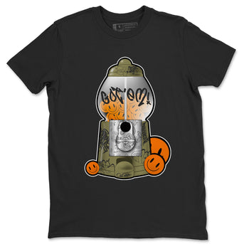 5s Olive shirt to match jordans Gumball Machine sneaker tees Air Jordan 5 Olive SNRT Sneaker Release Tees unisex cotton Black 2 crew neck shirt