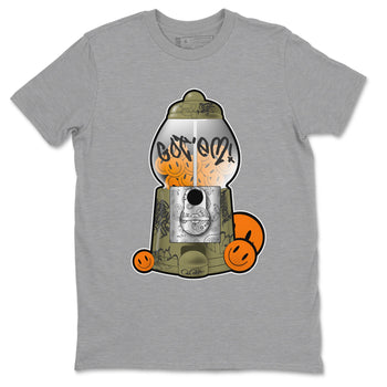 5s Olive shirt to match jordans Gumball Machine sneaker tees Air Jordan 5 Olive SNRT Sneaker Release Tees unisex cotton Heather Grey 2 crew neck shirt