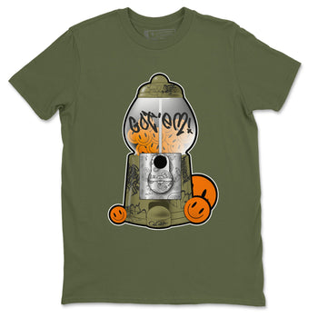 5s Olive shirt to match jordans Gumball Machine sneaker tees Air Jordan 5 Olive SNRT Sneaker Release Tees unisex cotton Military Green 2 crew neck shirt