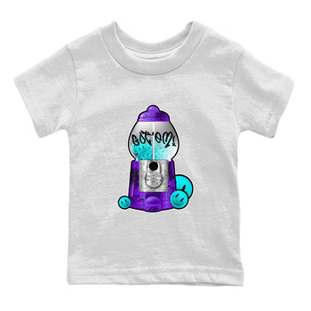 Air Jordan 6 Aqua shirt to match jordans Gumball Machine sneaker tees Graffiti AJ6 Aqua SNRT Sneaker Release Tees Baby Toddler White 2 T-Shirt