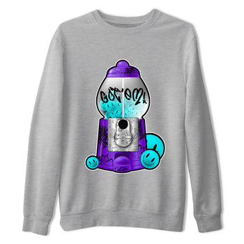 Air Jordan 6 Aqua shirt to match jordans Gumball Machine sneaker tees Graffiti AJ6 Aqua SNRT Sneaker Release Tees Unisex Heather Grey 2 T-Shirt