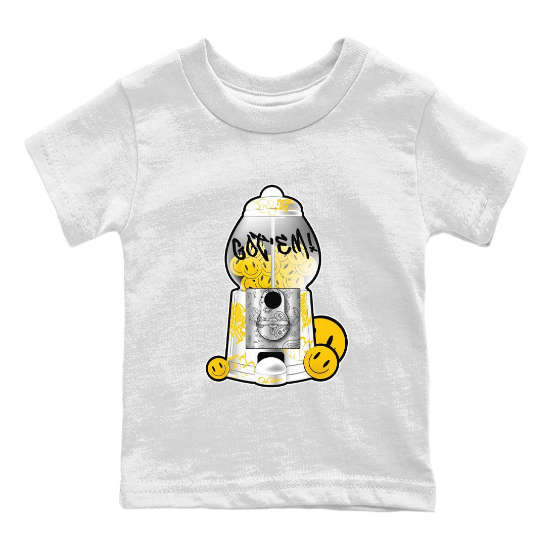 Air Jordan 6 Yellow Ochre shirt to match jordans Gumball Machine sneaker tees AJ6 Yellow Ochre SNRT Sneaker Release Tees Baby Toddler White 2 T-Shirt